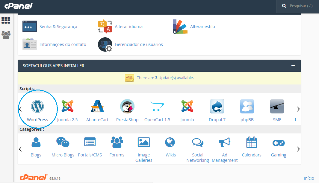 Instalar WordPress