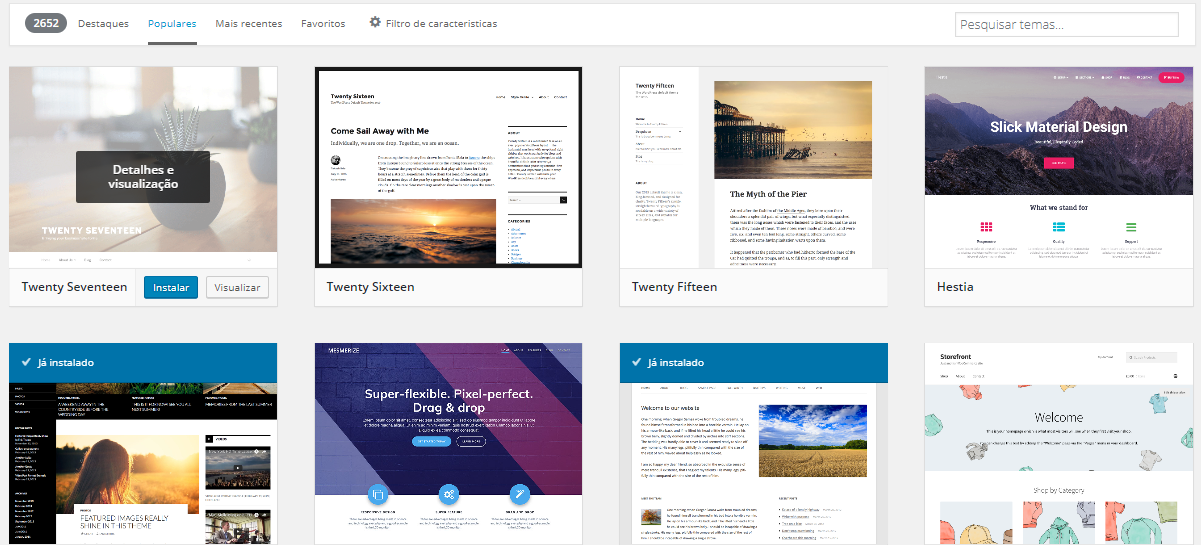 Wordpress Temas